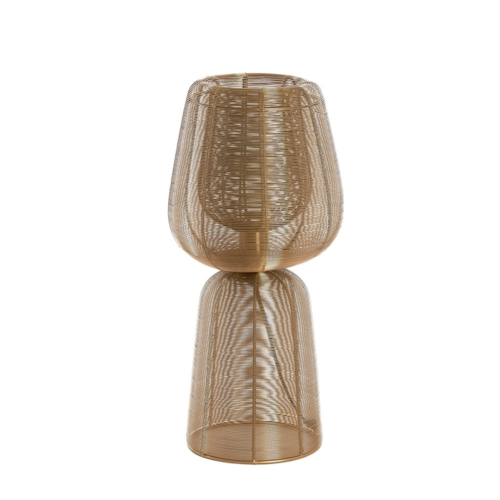 Table lamp Aboso gold Ø 24cm Light & Living 8717807701635
