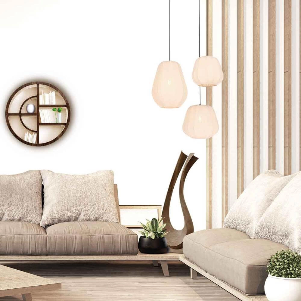 Pendant lamp Sable cream Ø 27cm Steinhauer 8712746176438