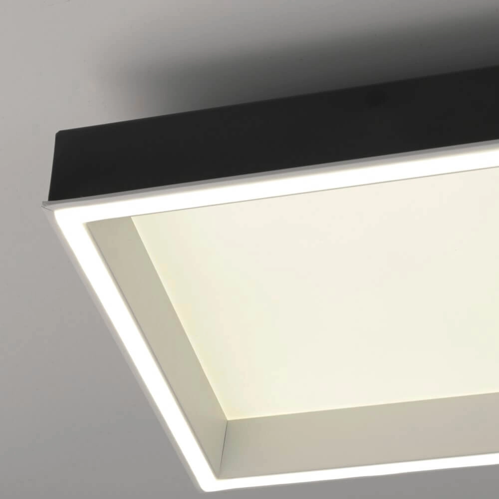 Black ceiling lamp Q-Magong rectangular Paul Neuhaus 4012248384626