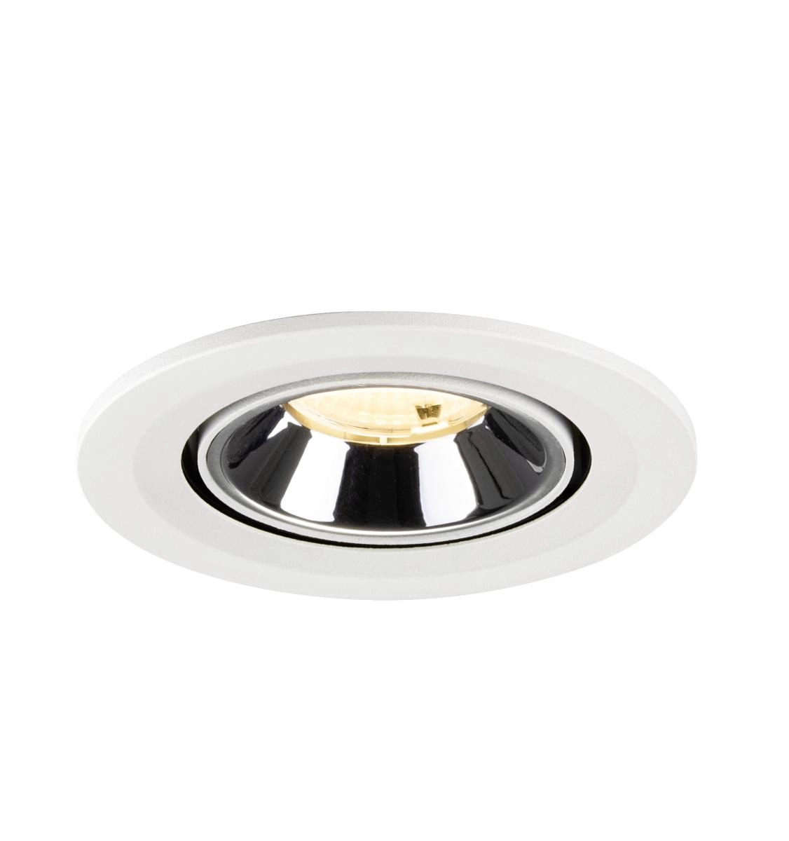 Recessed spotlight Numinos Gimble S white/chrome 3000K - 55deg SLV 4024163313407