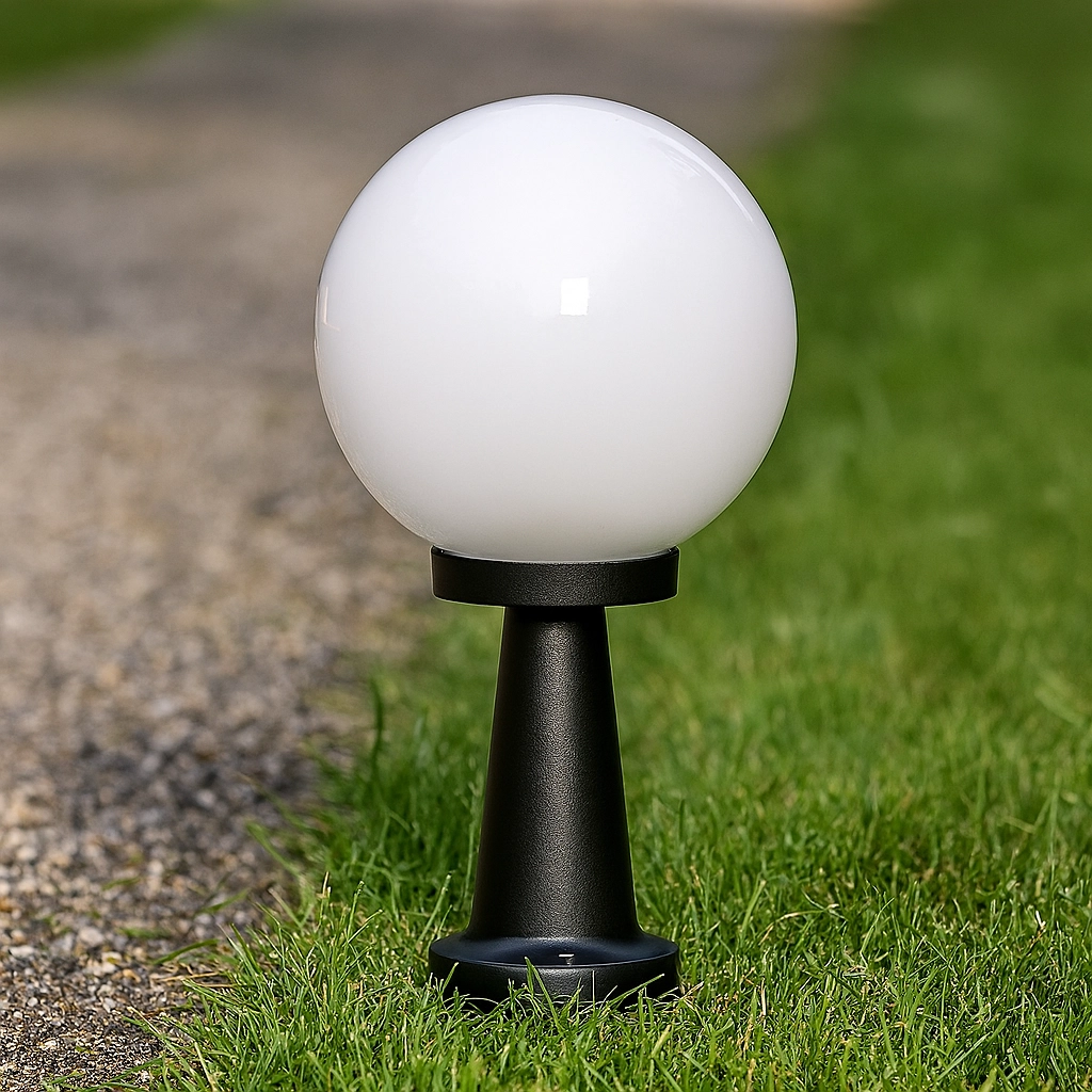 Bulb lamp Bolano 48cm. pedestal opal
