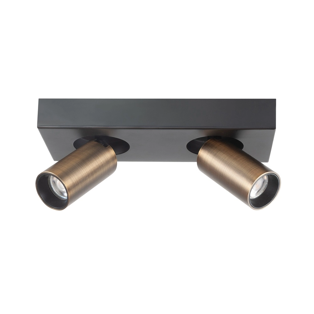 Mockery Eliano 2-light black with copper bronze