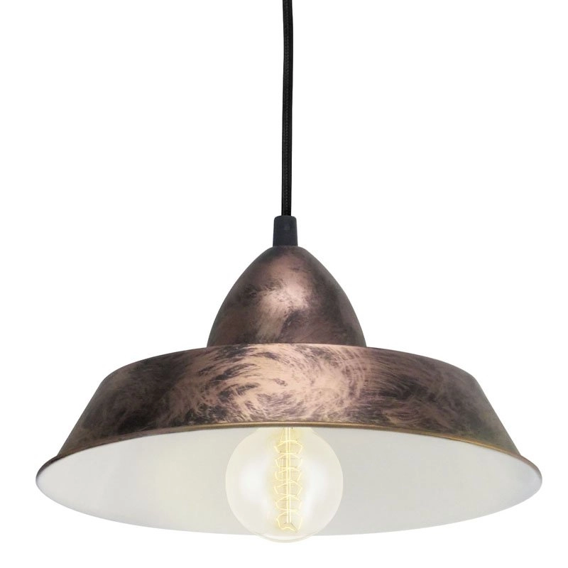 Pendant lamp Auckland Bronze brown