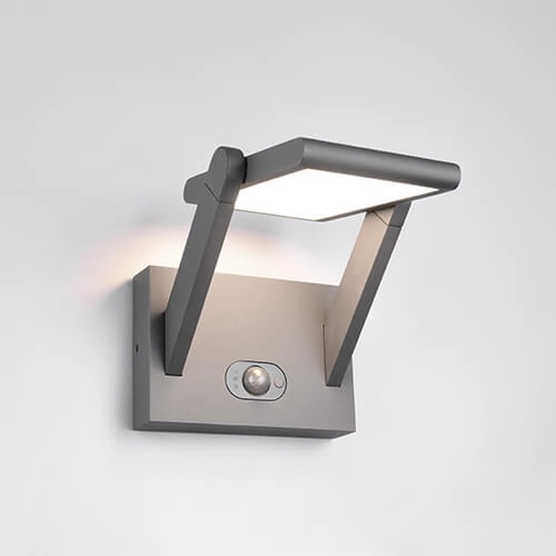 Hybrid solar wall lamp Malawi with sensor Trio 4017807622508
