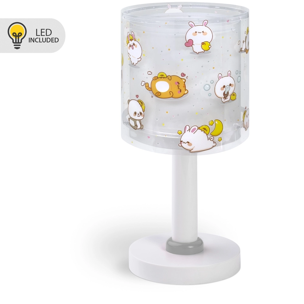 Children's table lamp Kawaii Friends Grey glow in the dark Dalber 8420406417615