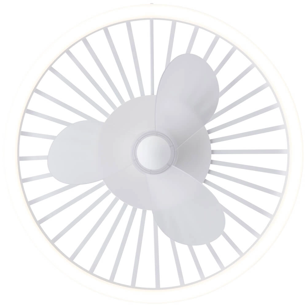 Wire lamp ceiling fan Capo white Brilliant 4004353453427