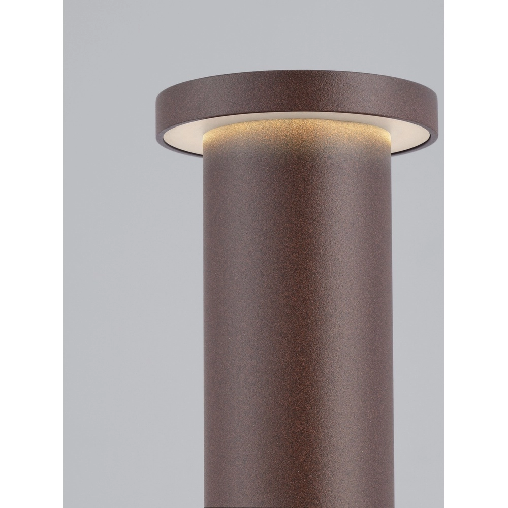 Modern path lighting Bast rust brown 65cm - 2700K