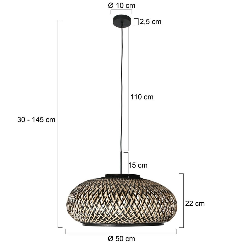 Pendant lamp Sparkled Light Ø 50cm Steinhauer 8712746182705