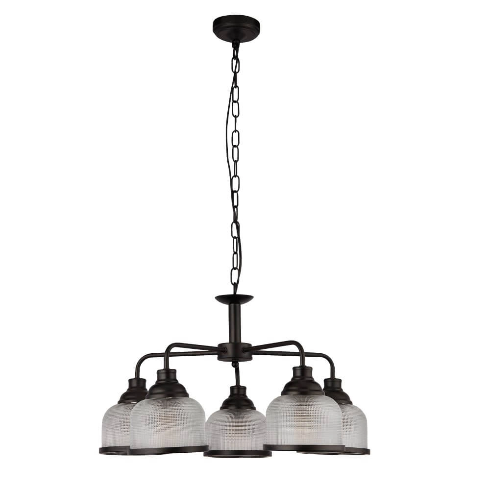 5-light hanging lamp Highworth black