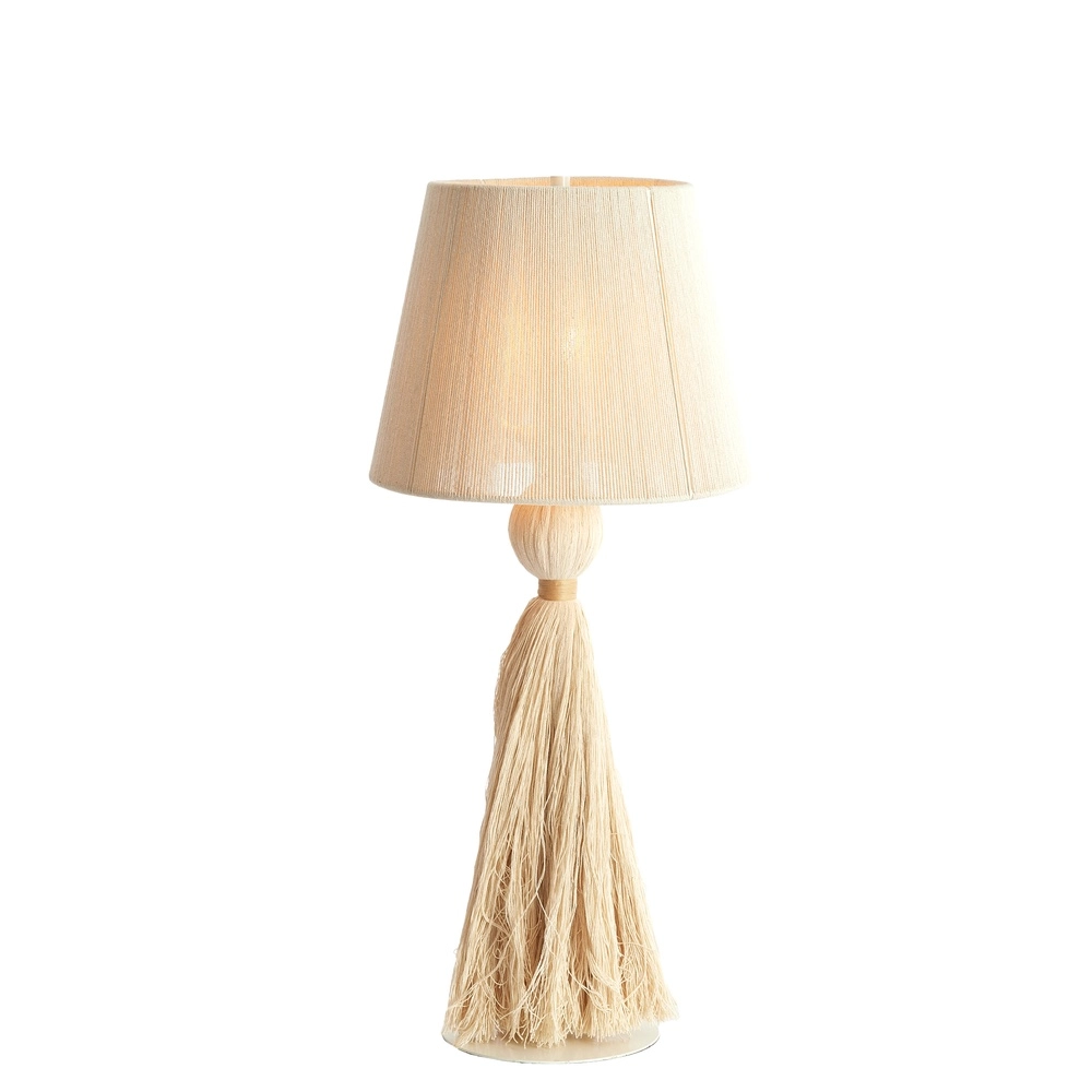 Table lamp Espino Ø 31cm - natural linen Light & Living 8717807808785