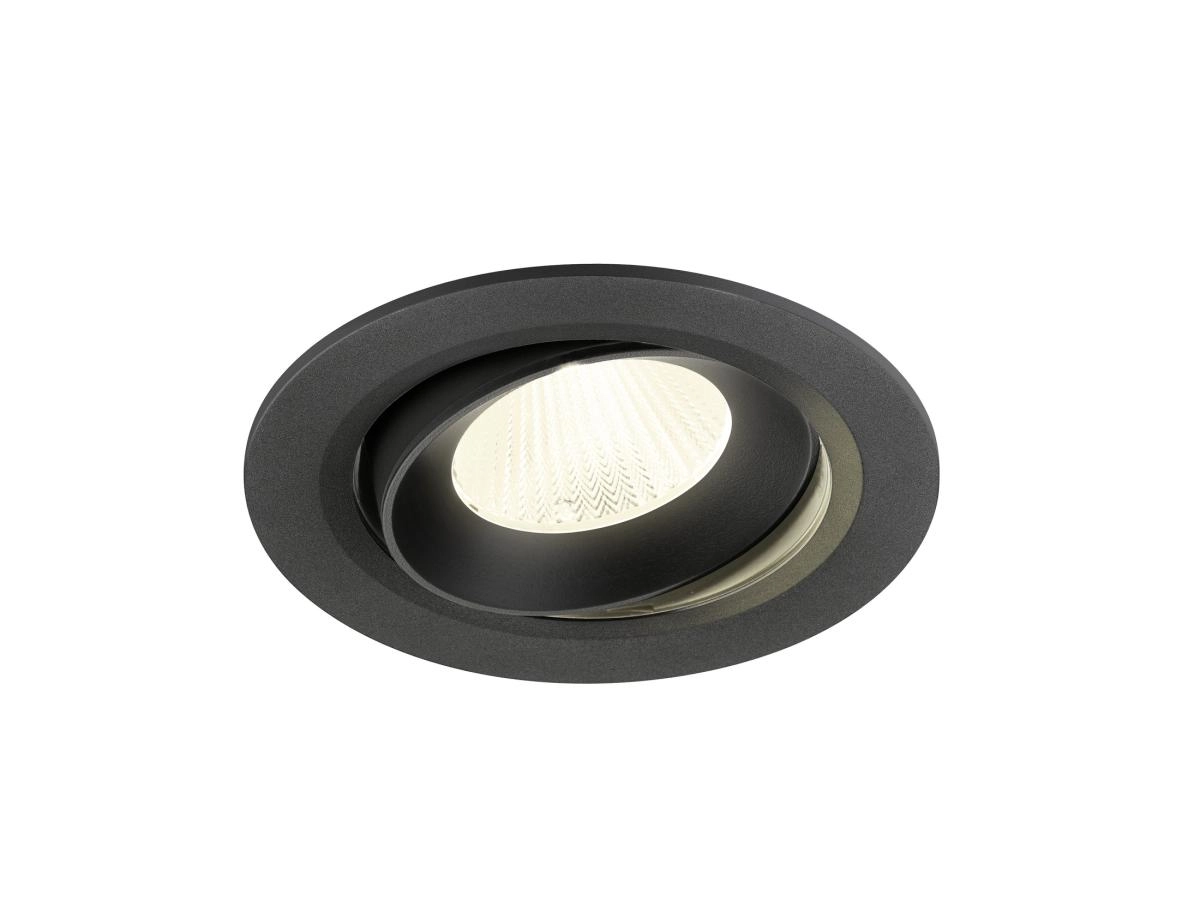 Recessed spotlight Numinos Move L black 4000K - 40deg