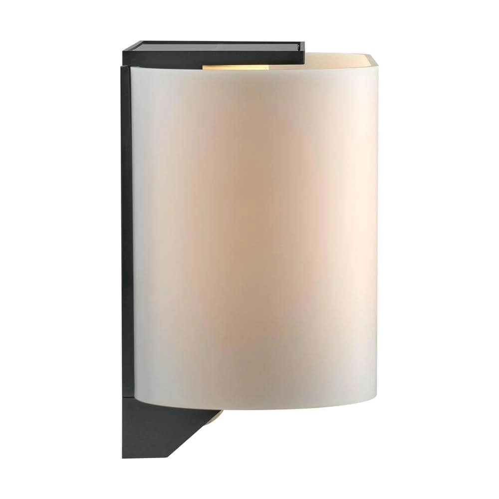 Solar wall lamp Piola black and white Nordlux 5704924017537