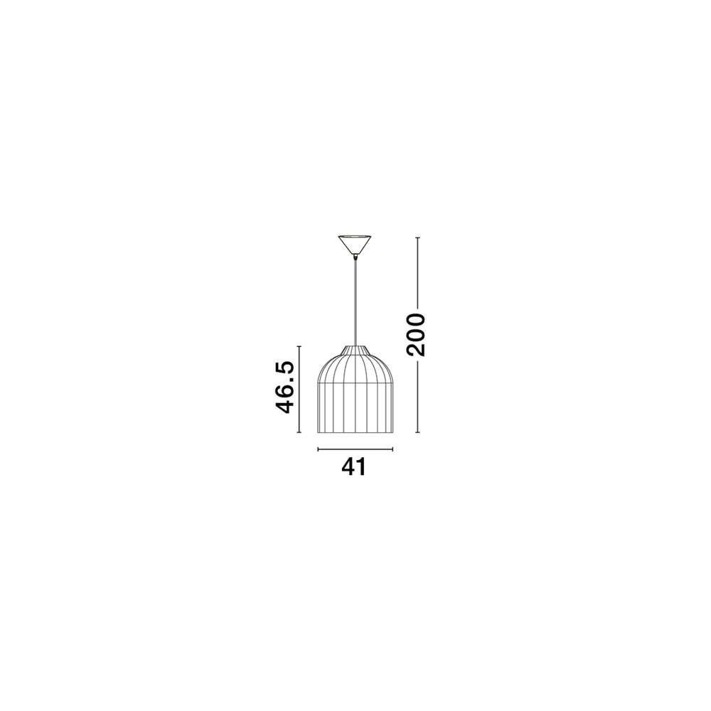 Pendant lamp Bola Scandinavian Ø 42,5cm Lyora 5212017452979