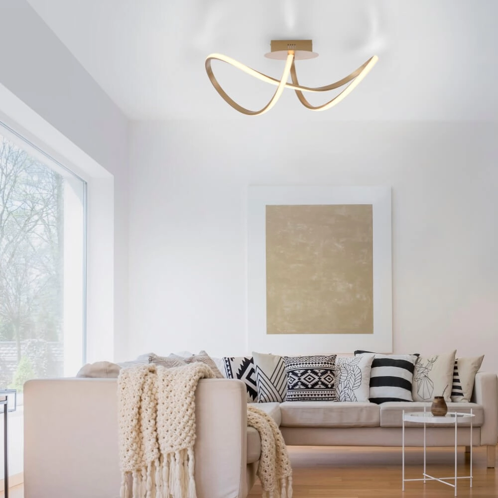 Design ceiling lamp Maria brass Just Light 4043689985585