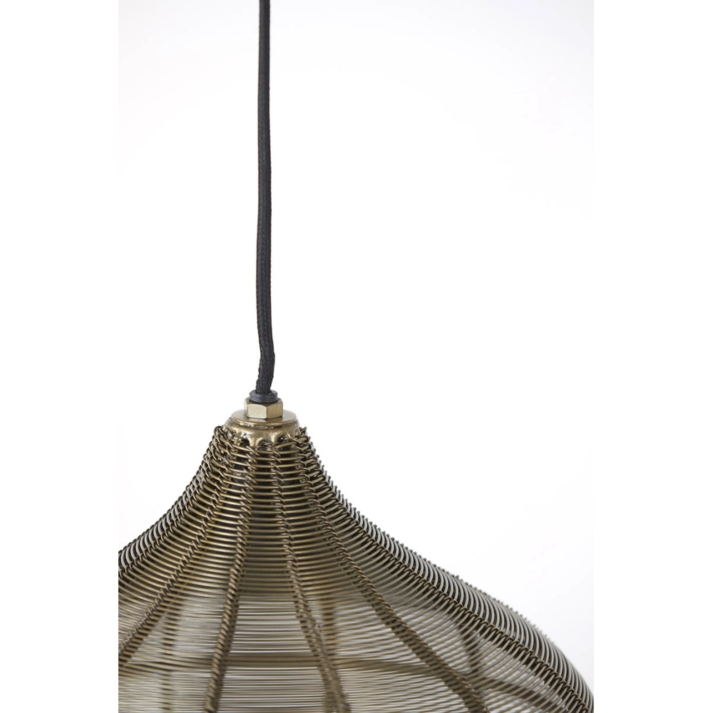 Pendant lamp Alvaro bronze Ø 20cm Light & Living 8717807634087