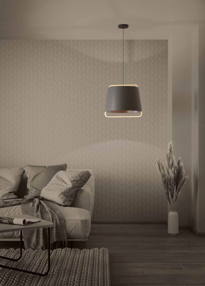 Fabric hanging lamp Camaloza Ø 44cm Stars of Light 9008606243075
