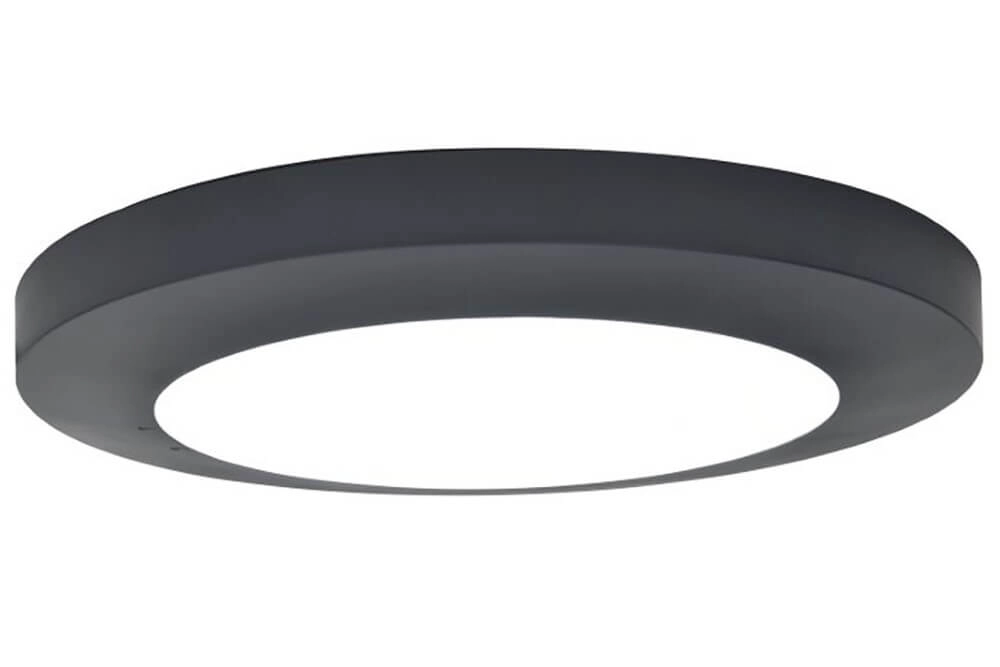 Round ceiling lamp Kayah black