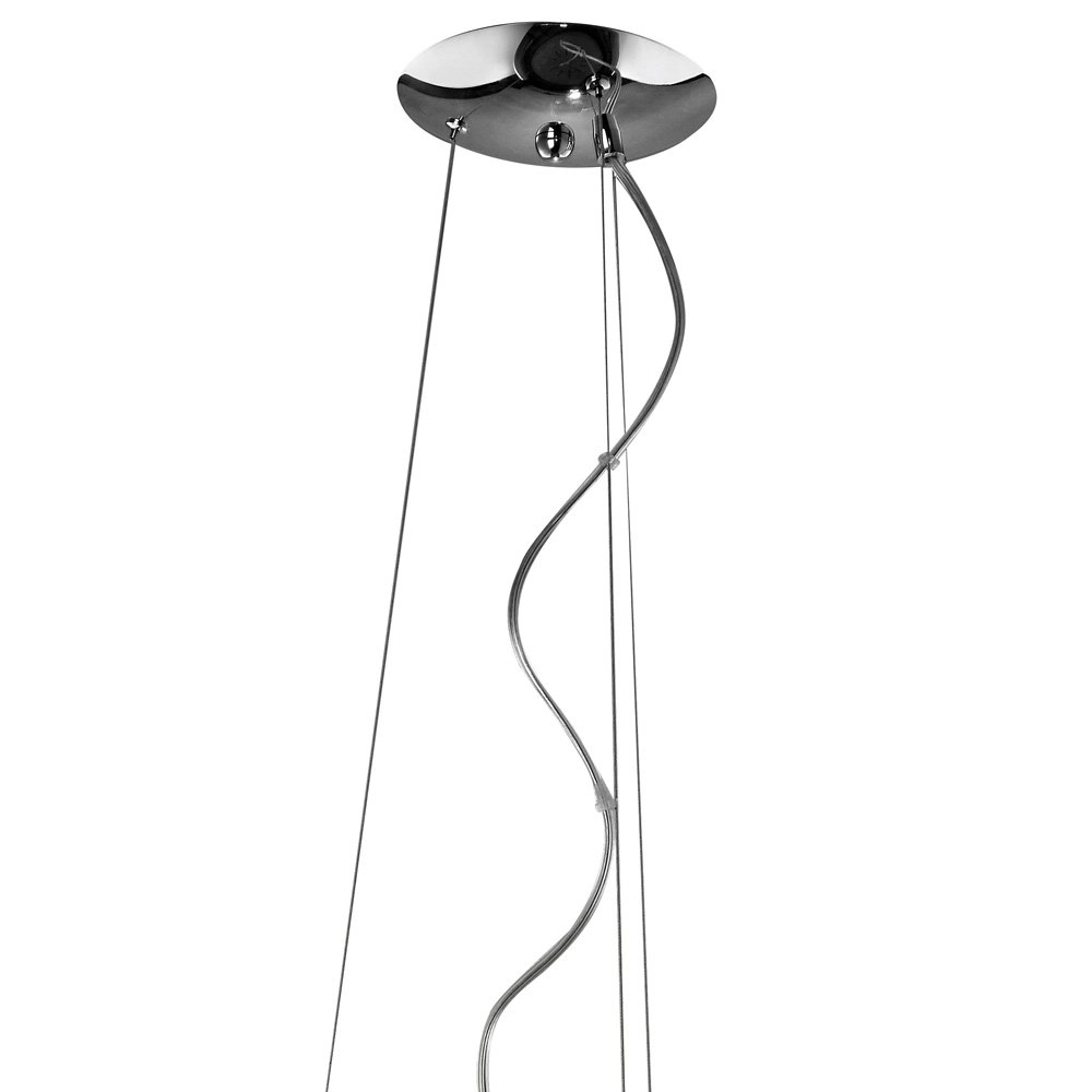 Pendant lamp Vapore 6-light 50cm smoke Trio 4017807367775