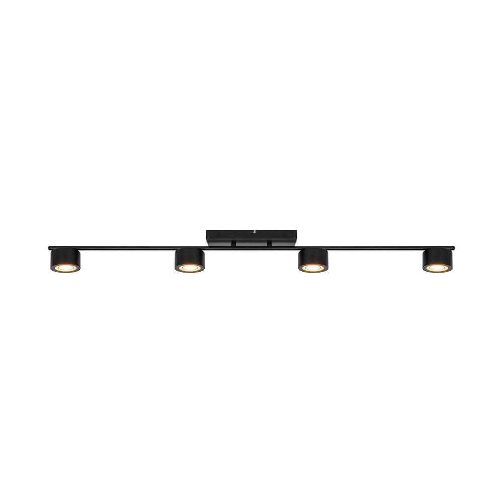 Design ceiling lamp Clyde 4-light black