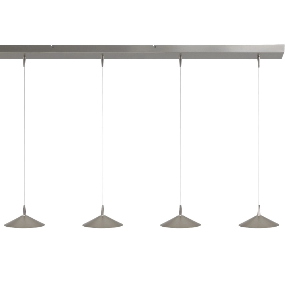 5-light pendant lamp Ceppo nickel Ø 18cm Masterlight 8718121358543