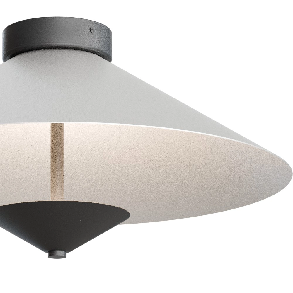 Ceiling lamp Ceppo black with nickel Ø 45cm Masterlight 8718121398167