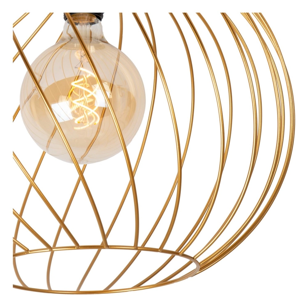 Ceiling lamp Danza gold Ø 40cm Lucide 5411212211484