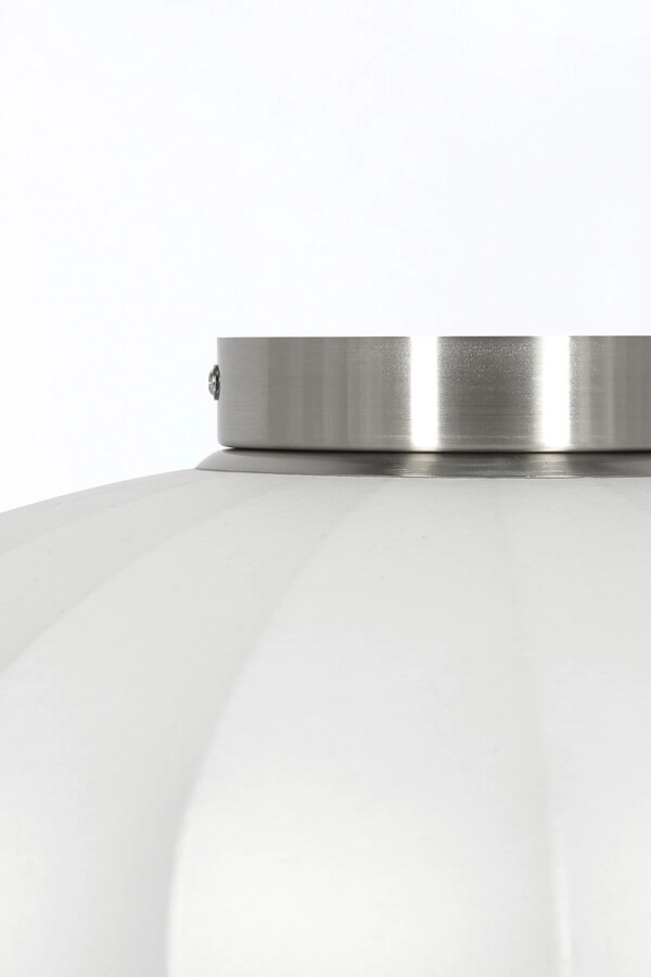 Japandi ceiling lamp Fay Ø 40cm white Light & Living 8717807760434