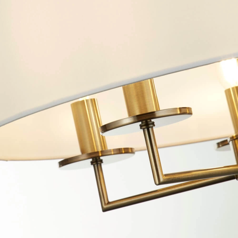 Classic pendant lamp Knightsbridge gold Searchlight 5053423249964