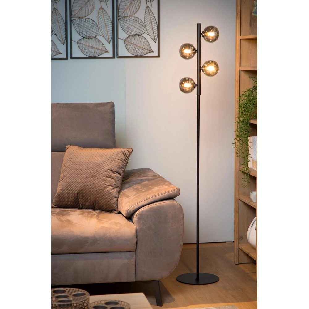 Floor lamp Tycho Black Lucide 5411212450999