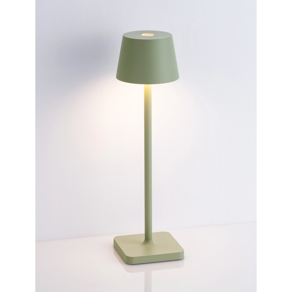 Rechargeable table lamp Deck olive