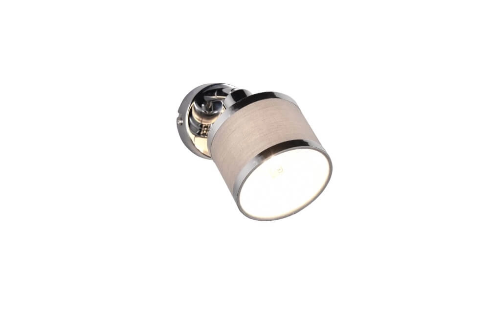 Design surface-mounted spotlight Arosa nickel 1-light Trio 4017807581126