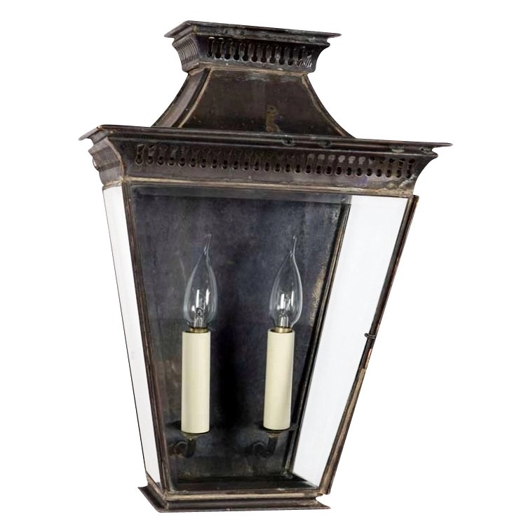 Country outdoor lamp Pagoda Flush handmade 44cm