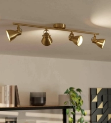 Golden ceiling lights