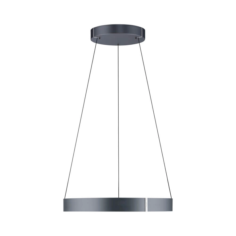Round hanging lamp Pure E-Clipse gray Ø 70cm Paul Neuhaus 4012248372340