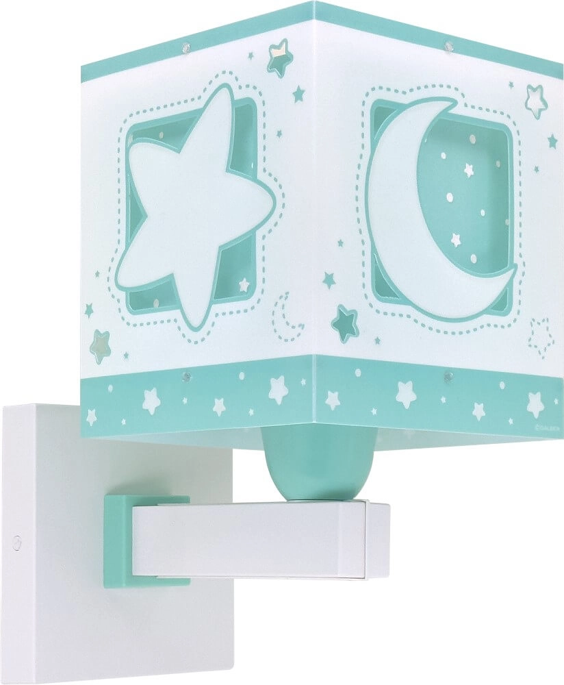 Green wall lamp Moonlight for children's room