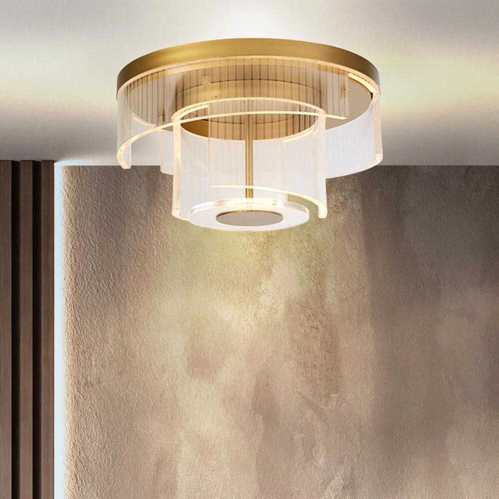 Ceiling lamp Deco gold Searchlight 5053423273433