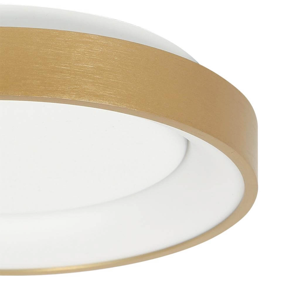 Ceiling lamp Ringlede design gold Ø 28cm Steinhauer 8712746171921