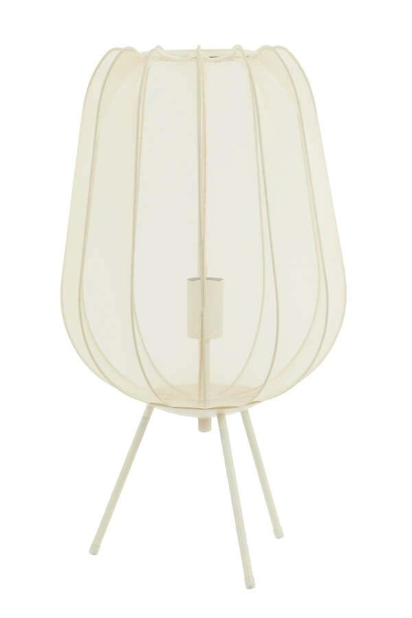 Japandi table lamp Plumeria cream Ø 34cm Light & Living 8717807651367