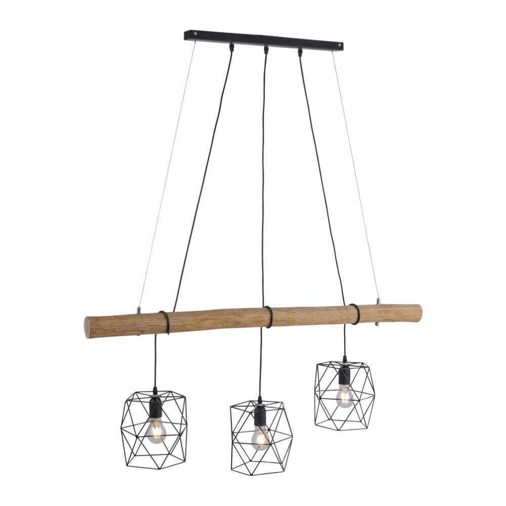 3-light pendant lamp Edgar Just Light 4043689954567