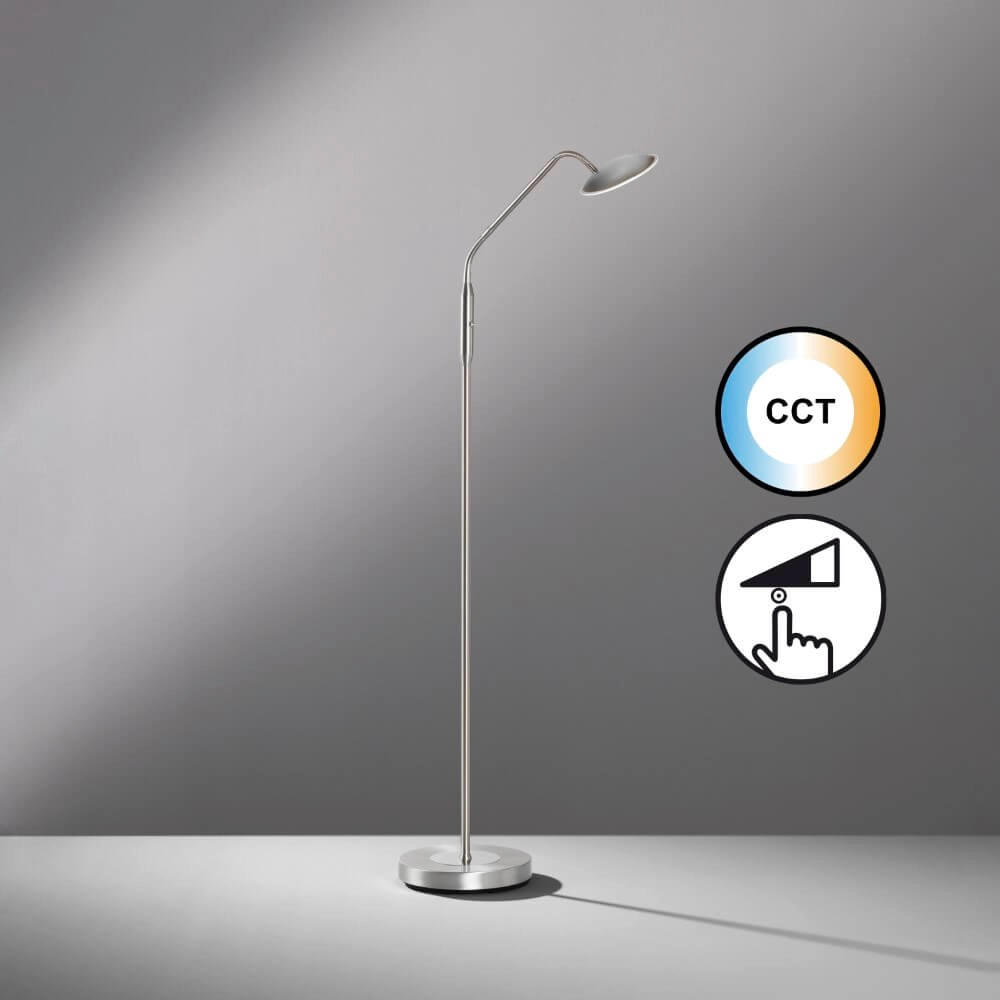 1-light reading lamp Tallri nickel dimmable Fischer & Honsel 4003694404860