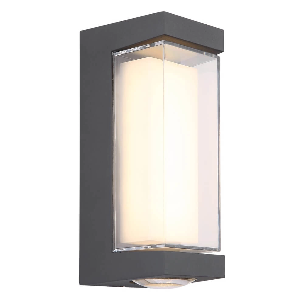 Design wall lamp Plixon anthracite rectangle