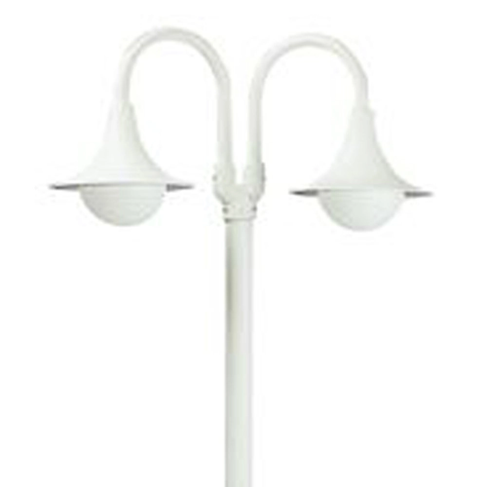 Outdoor lamppost Lanor 2-light - white Albert 4007235820478