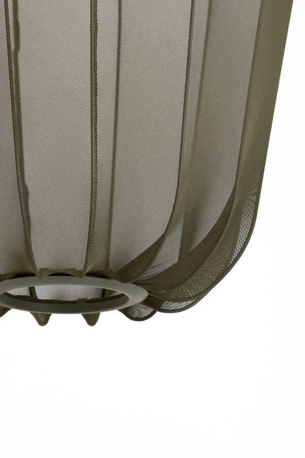 Green pendant lamp Plumeria Ø 42cm Light & Living 8717807651459
