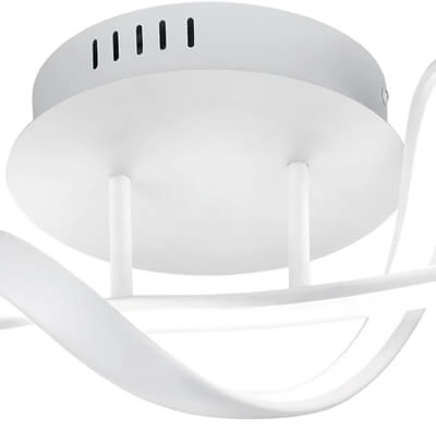 LED ceiling lamp Perugia white Trio 4017807525809