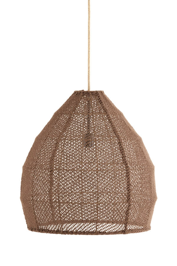Japandi pendant lamp Makassar brown Ø 50cm Light & Living 8717807706463