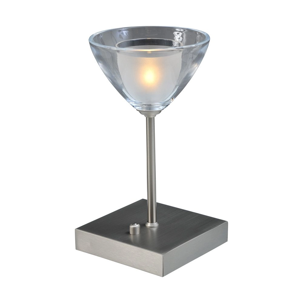 LED table lamp Caterina LED 20cm metallic gray