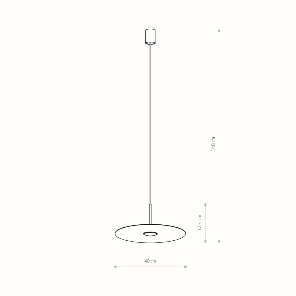 Pendant lamp Simone green Ø 40cm Lyora 5903139114134