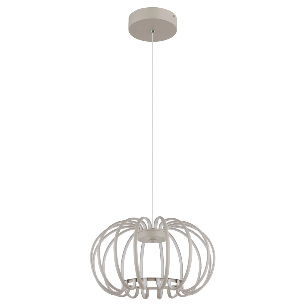Pendant lamp Ribbon sand brown Globo 9007371578306