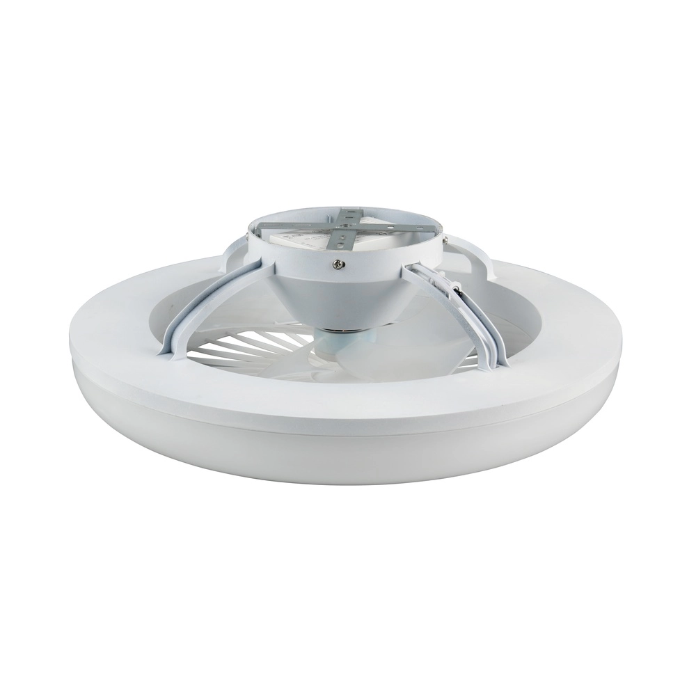 Ceiling fan Mora white with lamp Trio 4017807650419