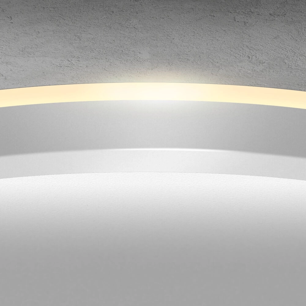 White ceiling lamp Ruby Ø 23cm with sensor ETH 8720195309413